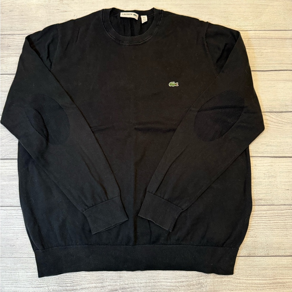 Lacoste Men's Black Crewneck Sweater
